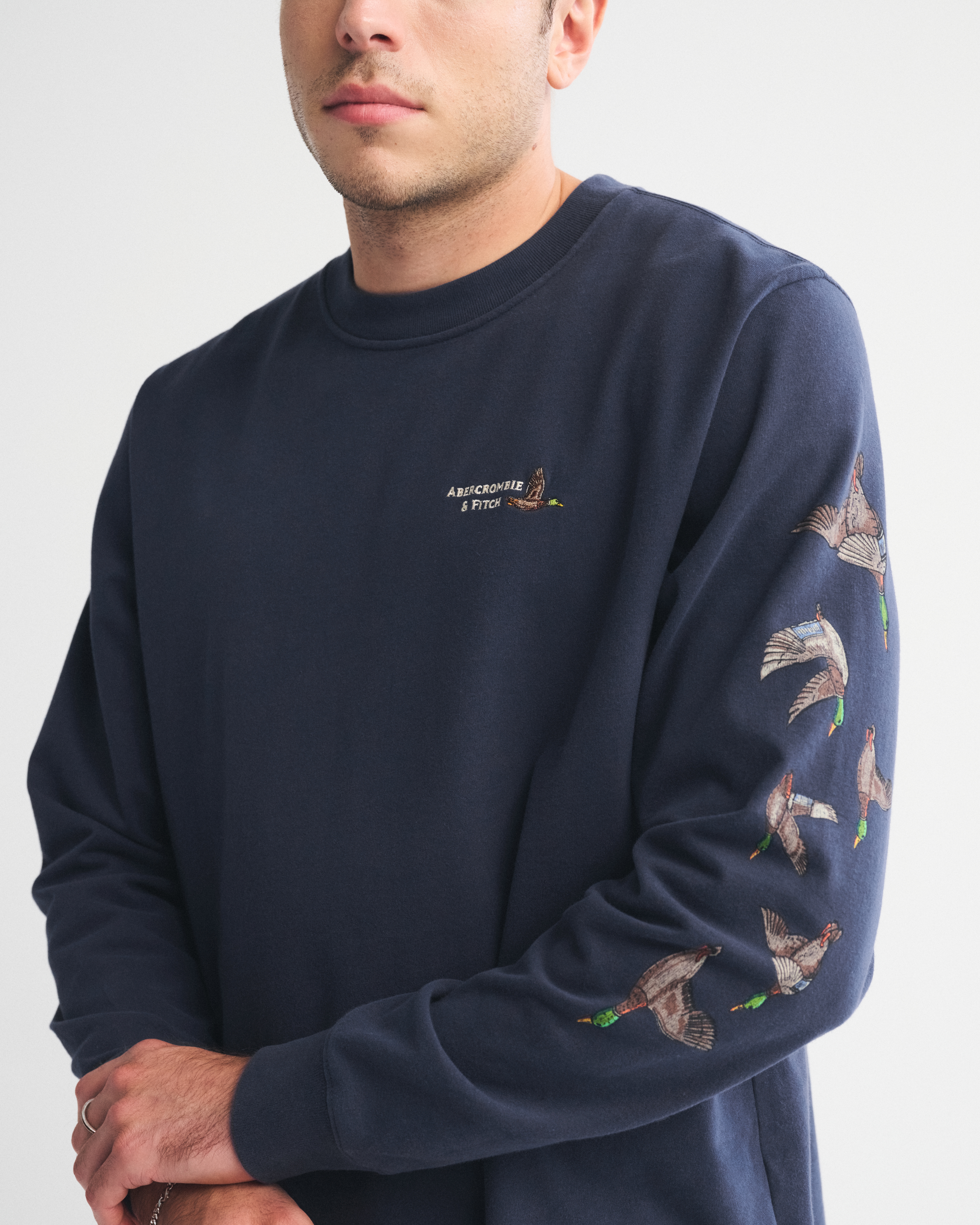 Men's Long-Sleeve Premium Heavyweight 2.0 Graphic Logo Tee