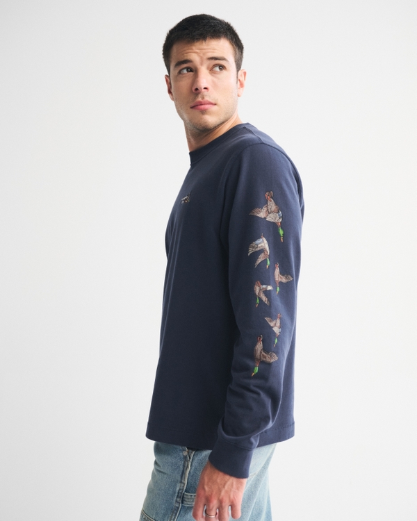 Long-Sleeve Premium Heavyweight 2.0 Graphic Logo Tee