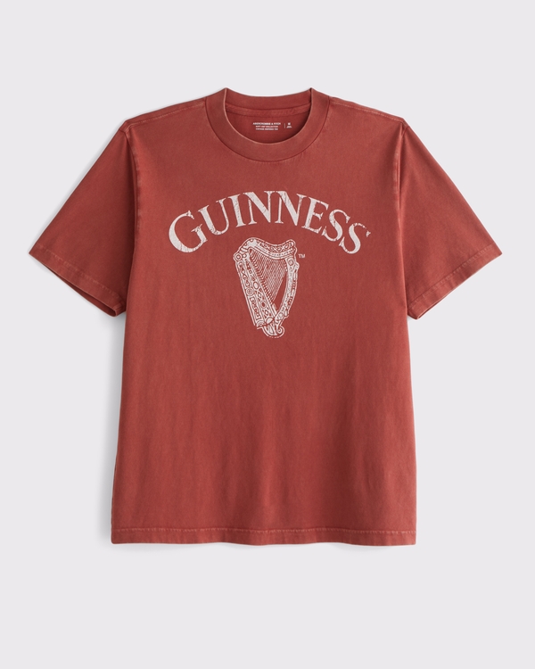 Camiseta con gráfico de inspiración vintage de Guinness, Arcilla Roja view 1