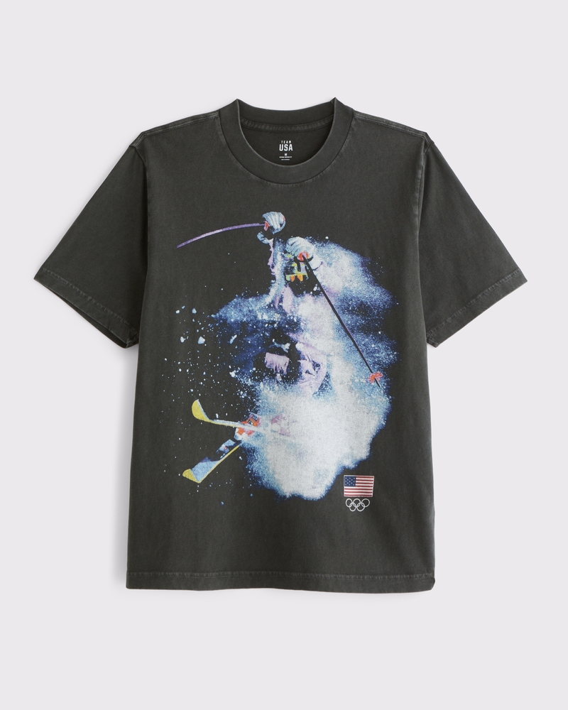Men's Olympics Vintage-Inspired Graphic Tee | Men's Clearance