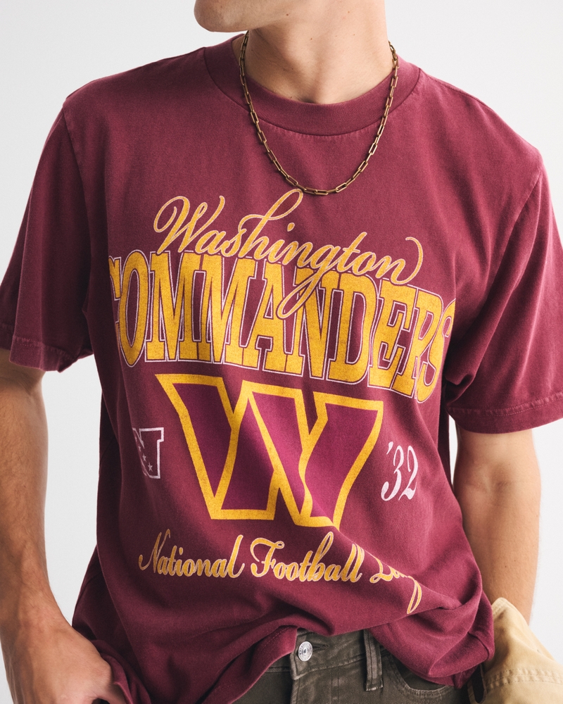 Washington Commanders Vintage-Inspired Graphic Tee