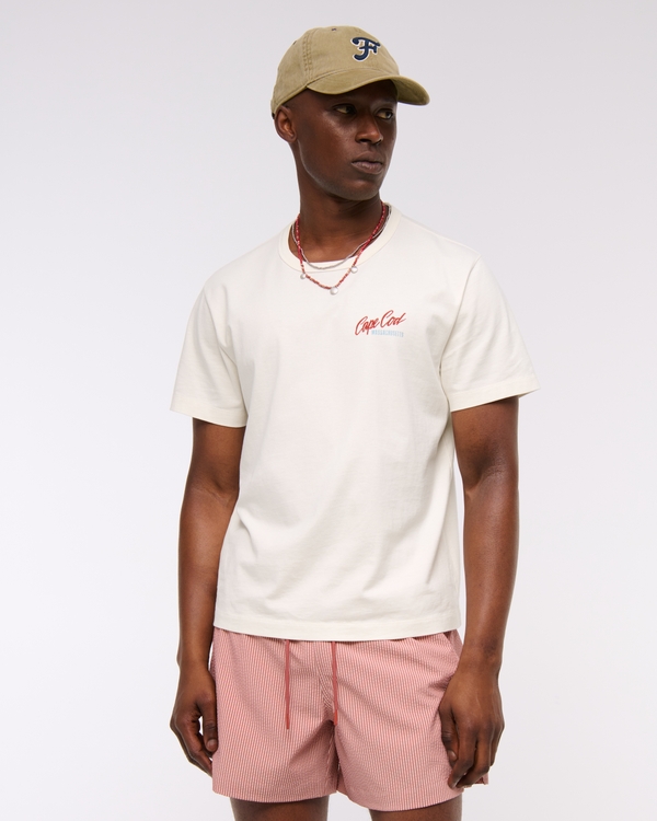 Men's Nautical Classic Polished Cropped Graphic Tee | Men's Sale