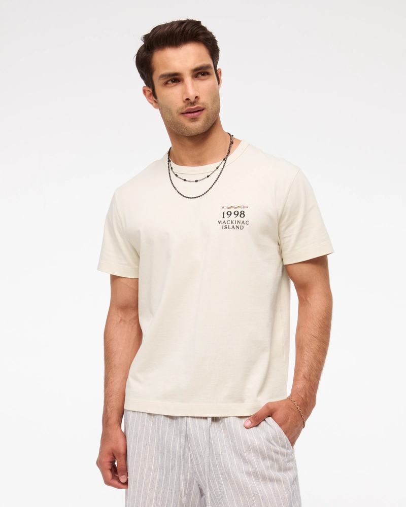 Nautical Classic Polished Cropped Graphic Tee