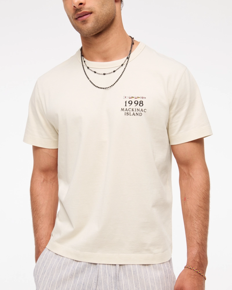 Nautical Classic Polished Cropped Graphic Tee