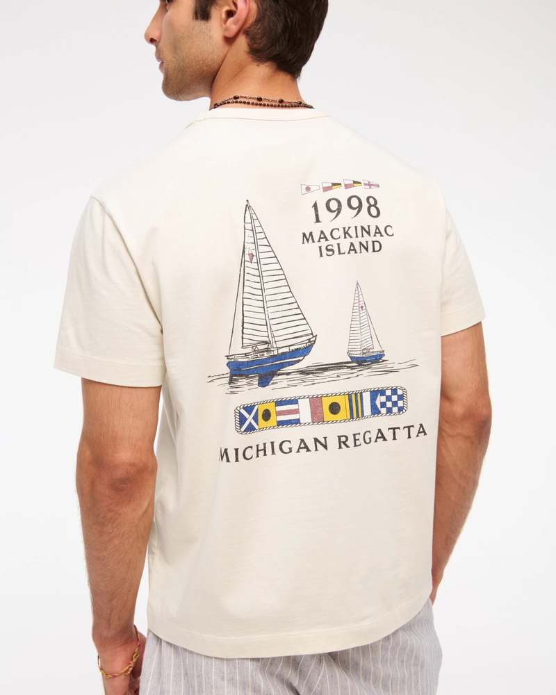 Nautical Classic Polished Cropped Graphic Tee
