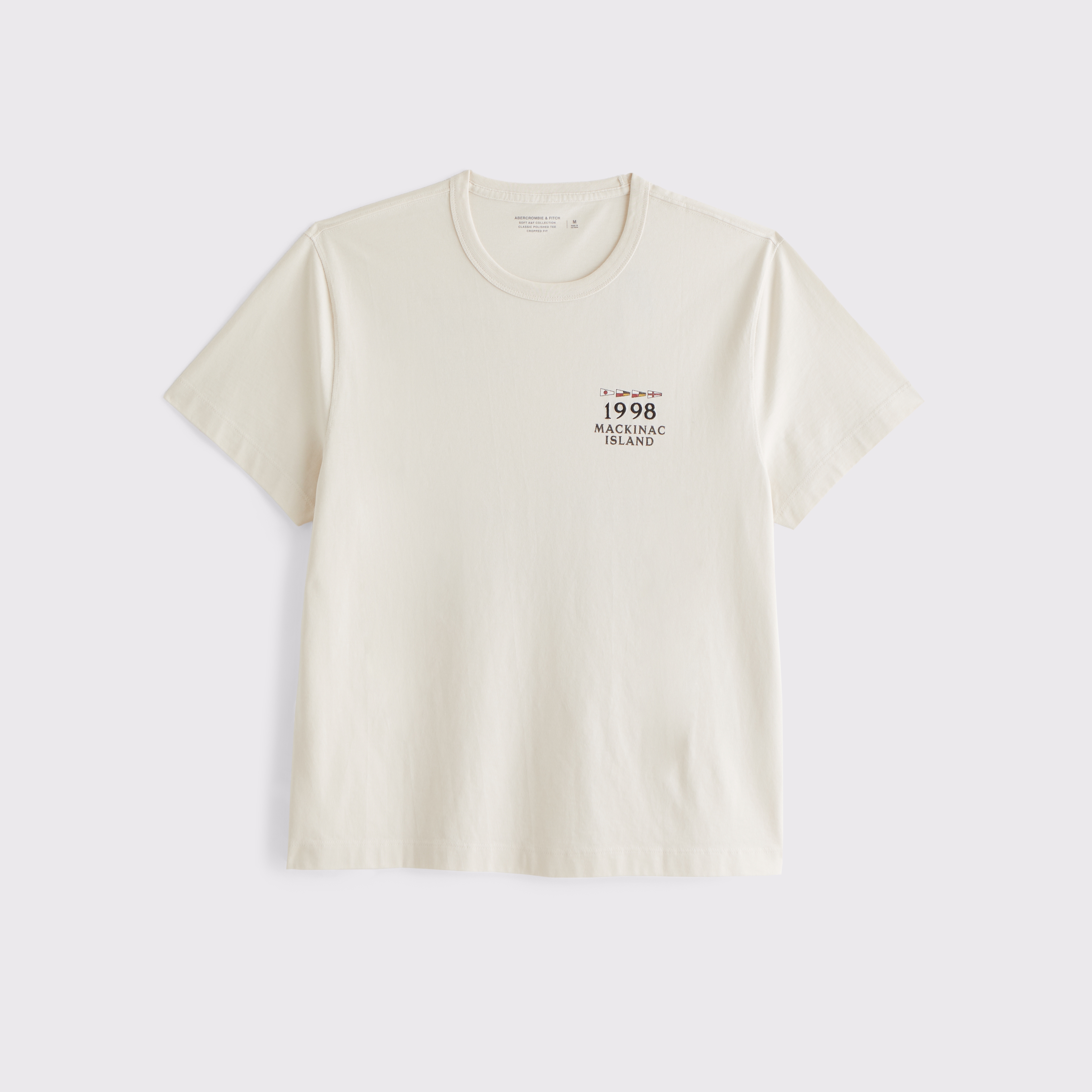 Abercrombie & Fitch★ホワイト ロータス グラフィック T シャツ Men's Premium Heavyweight The White Lotus Graphic Tee
