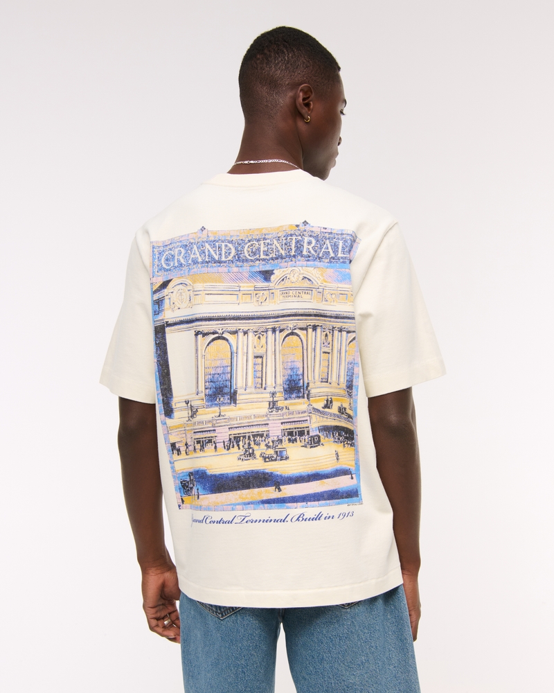 最終値　旗艦店限定新品未使用日本未発Abercrombie&Fitcダウンベスト Men's Premium Heavyweight NYC Tee | Men's Clearance | Abercrombie.com