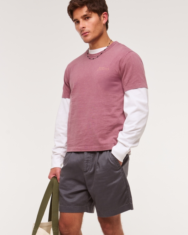 Fishing Classic Polished Graphic Tee, Eggplant view 1