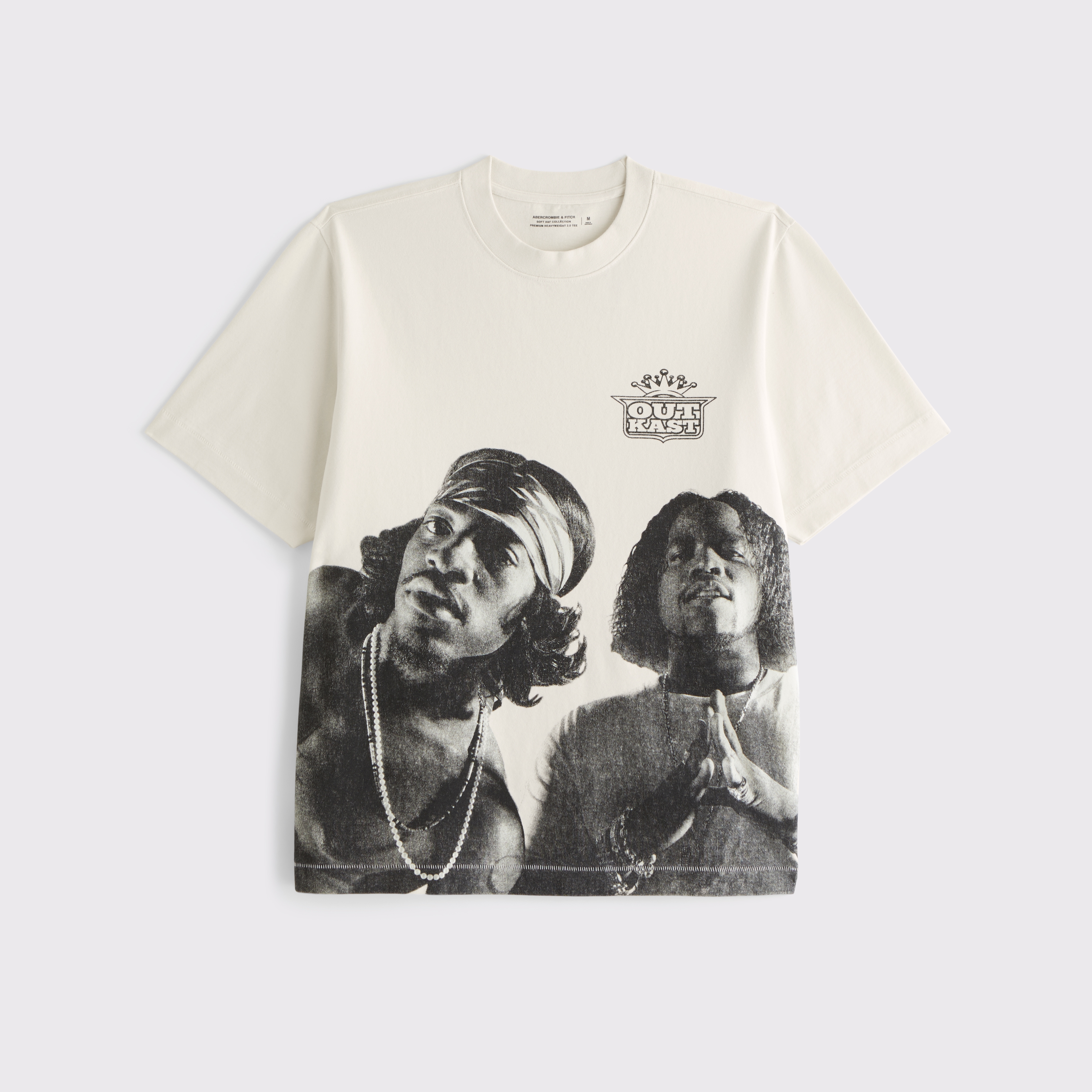Abercrombie & Fitch Premium Heavyweight 2.0 Outkast Graphic Tee In White