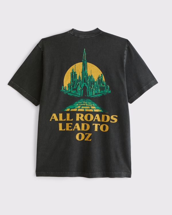 Wicked Vintage-Inspired Graphic Tee, Black view 1