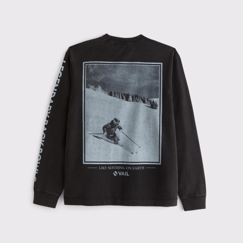 Мужские футболки Abercrombie & Fitch Long-Sleeve Premium Heavyweight 2.0 Park City Graphic Tee