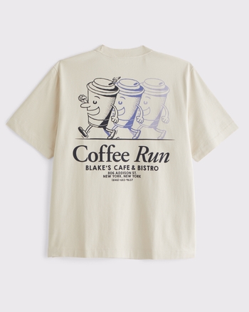 Premium Heavyweight 2.0 Cafe Graphic Tee from Abercrombie & Fitch - $39.99