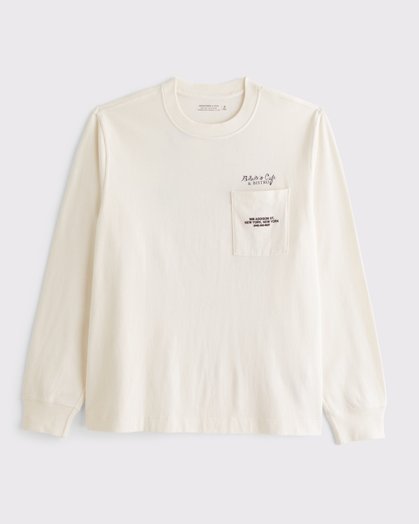 Long-Sleeve Premium Heavyweight 2.0 Cafe Graphic Tee