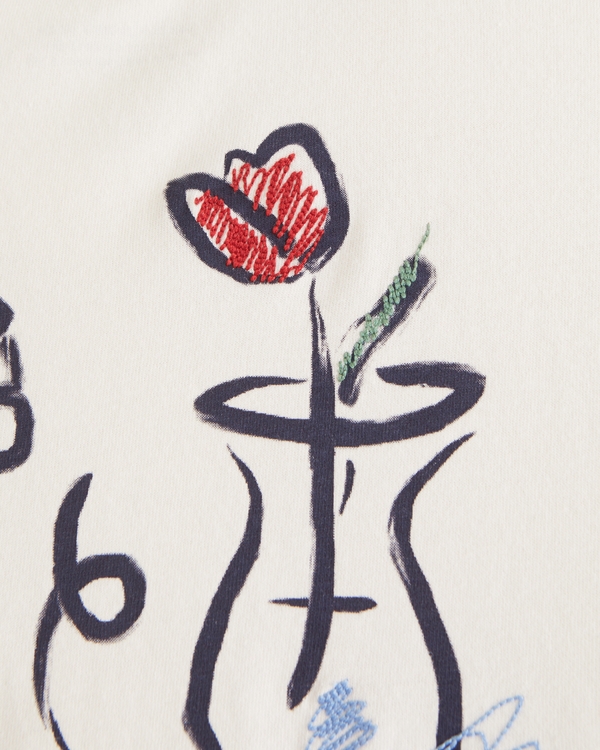 Long-Sleeve Premium Heavyweight 2.0 Cafe Graphic Tee