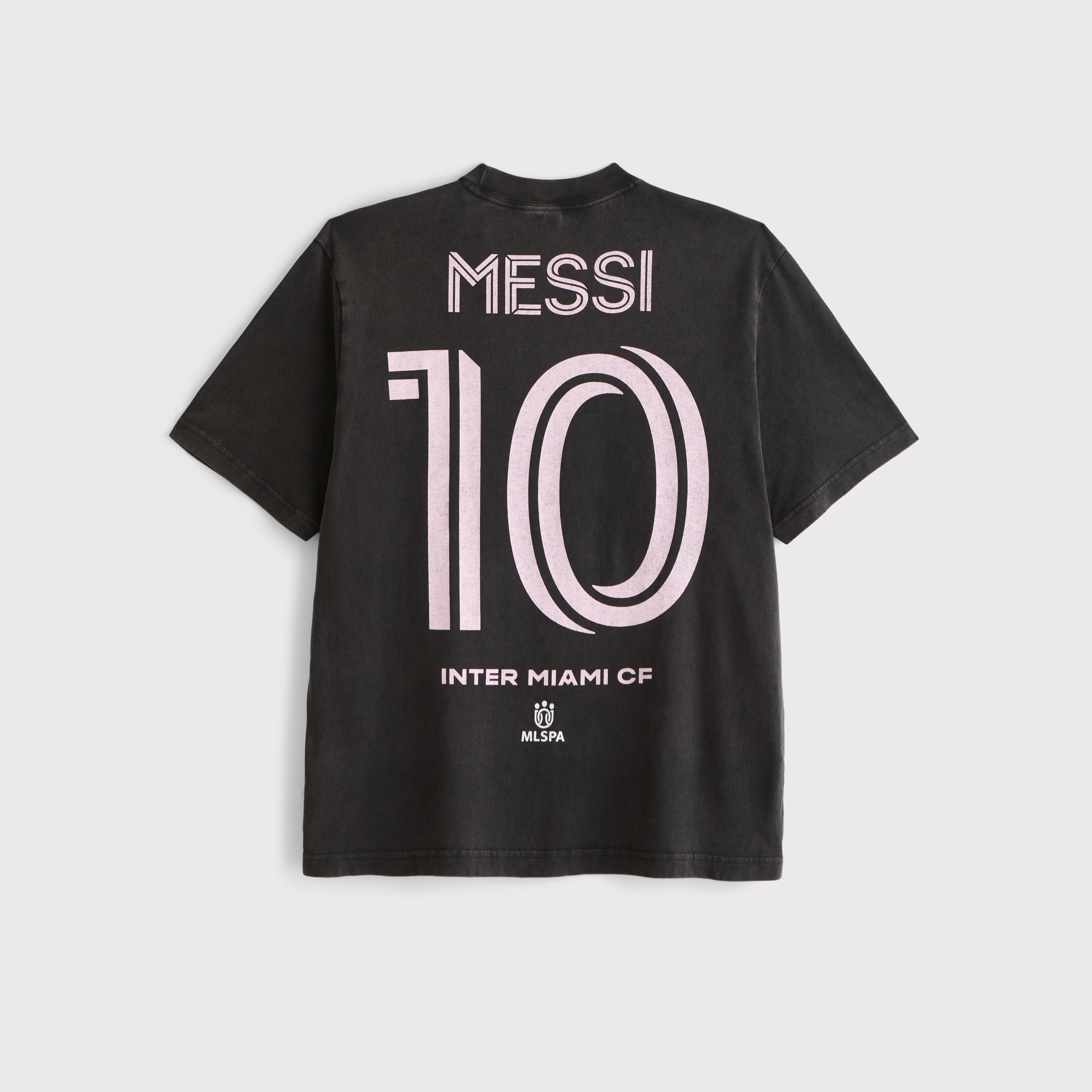 Abercrombie & Fitch Lionel Messi Graphic Tee In Black