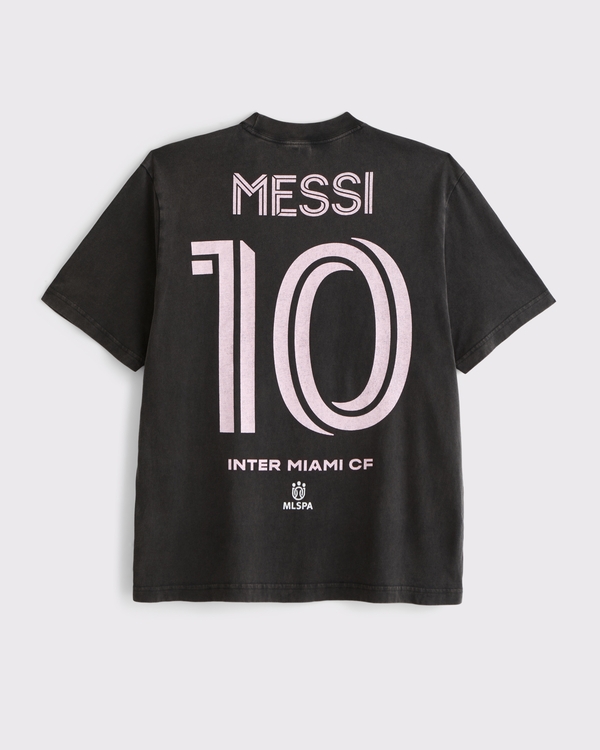 Lionel Messi Graphic Tee, Black view 1