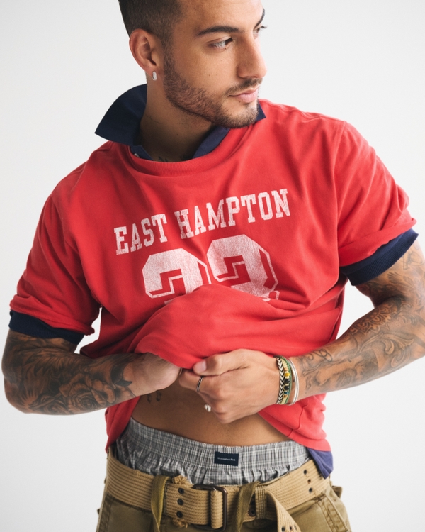 Premium Heavyweight 2.0 Tee, Vivid Red Wash view 2
