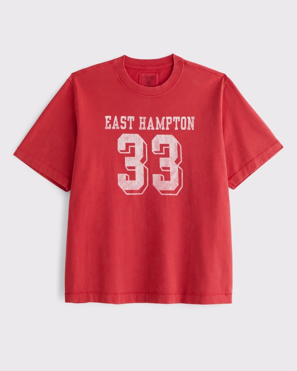 Premium Heavyweight 2.0 Tee, Vivid Red Wash view 1