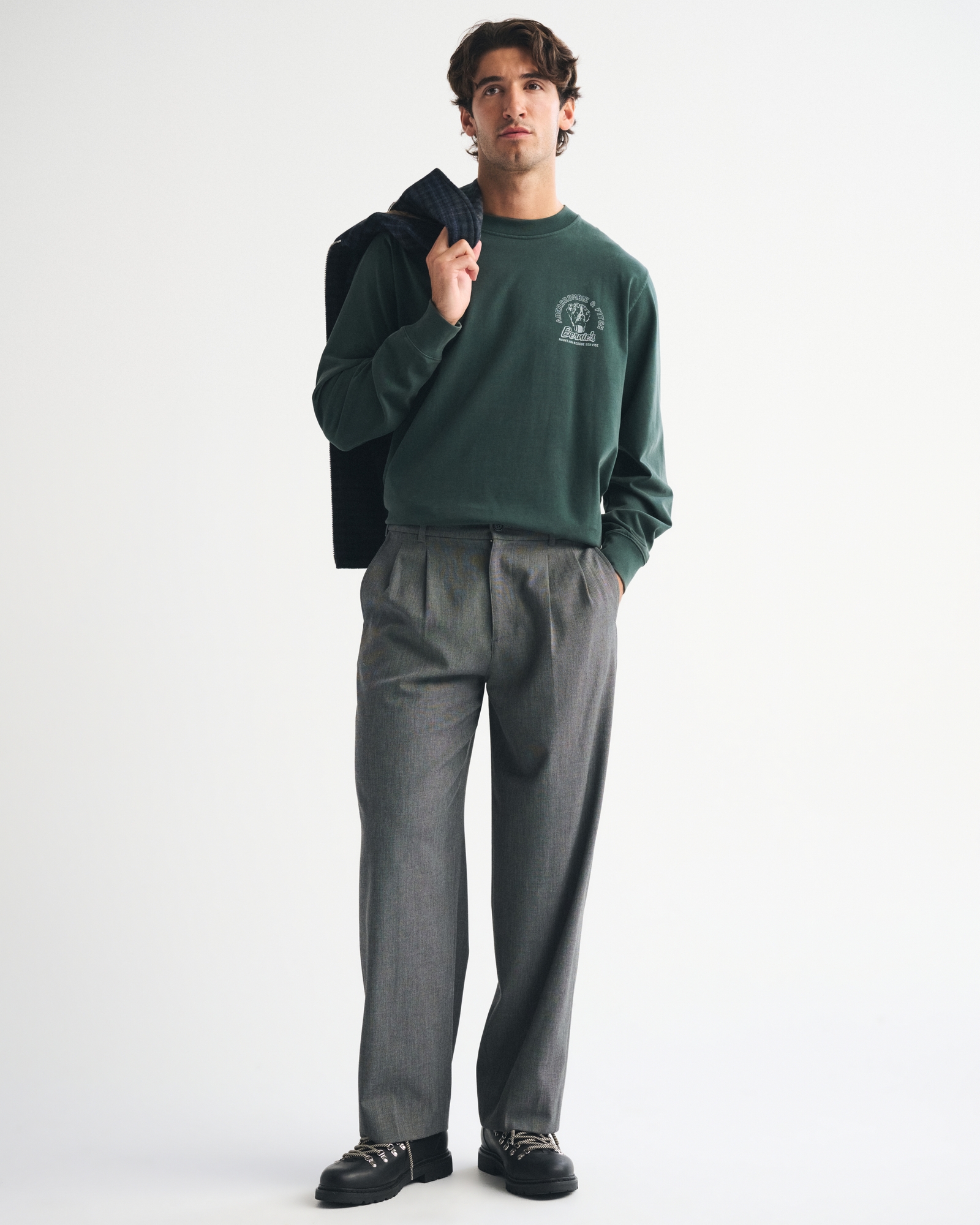 Long-Sleeve Graphic Logo Tee