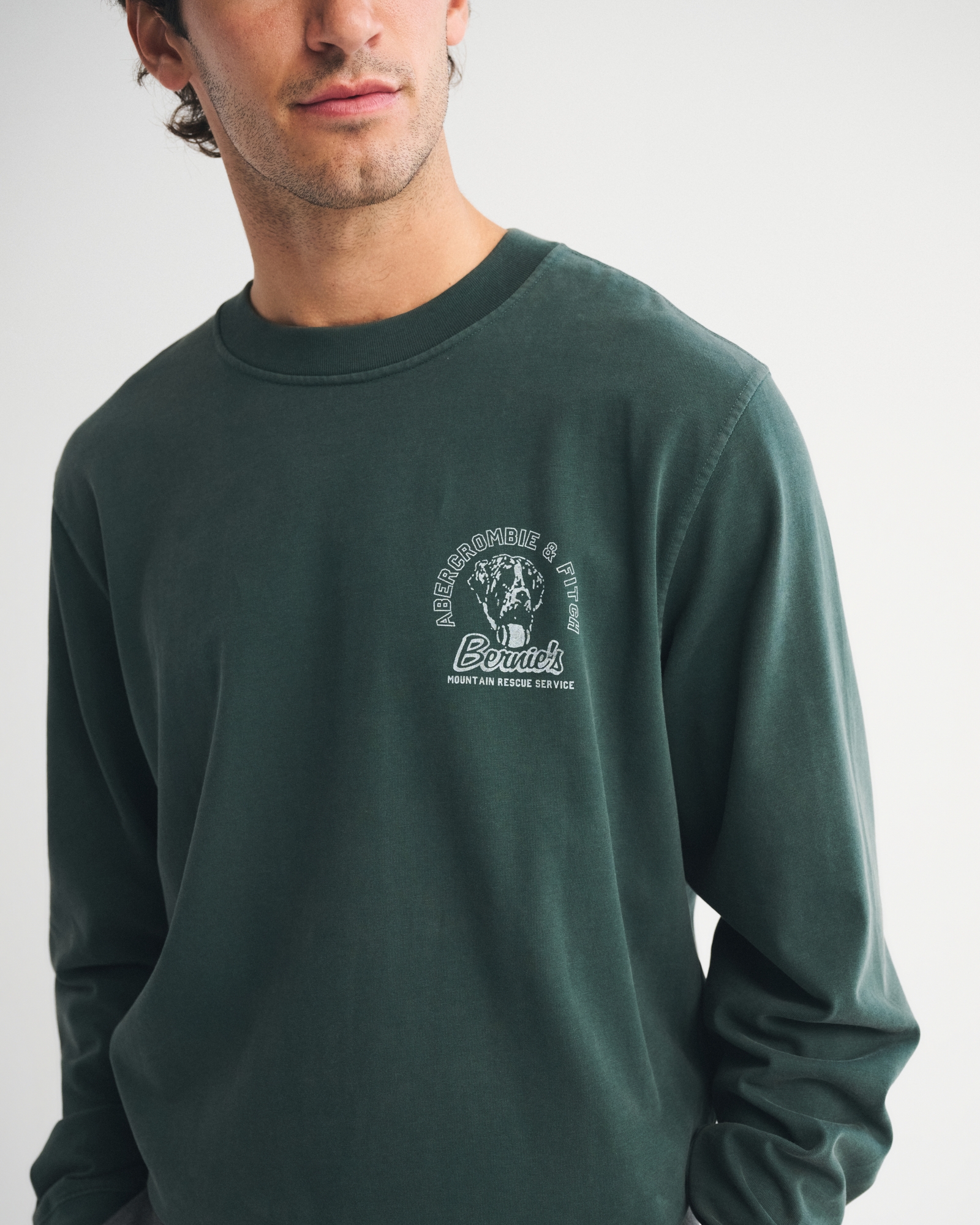 Long-Sleeve Graphic Logo Tee