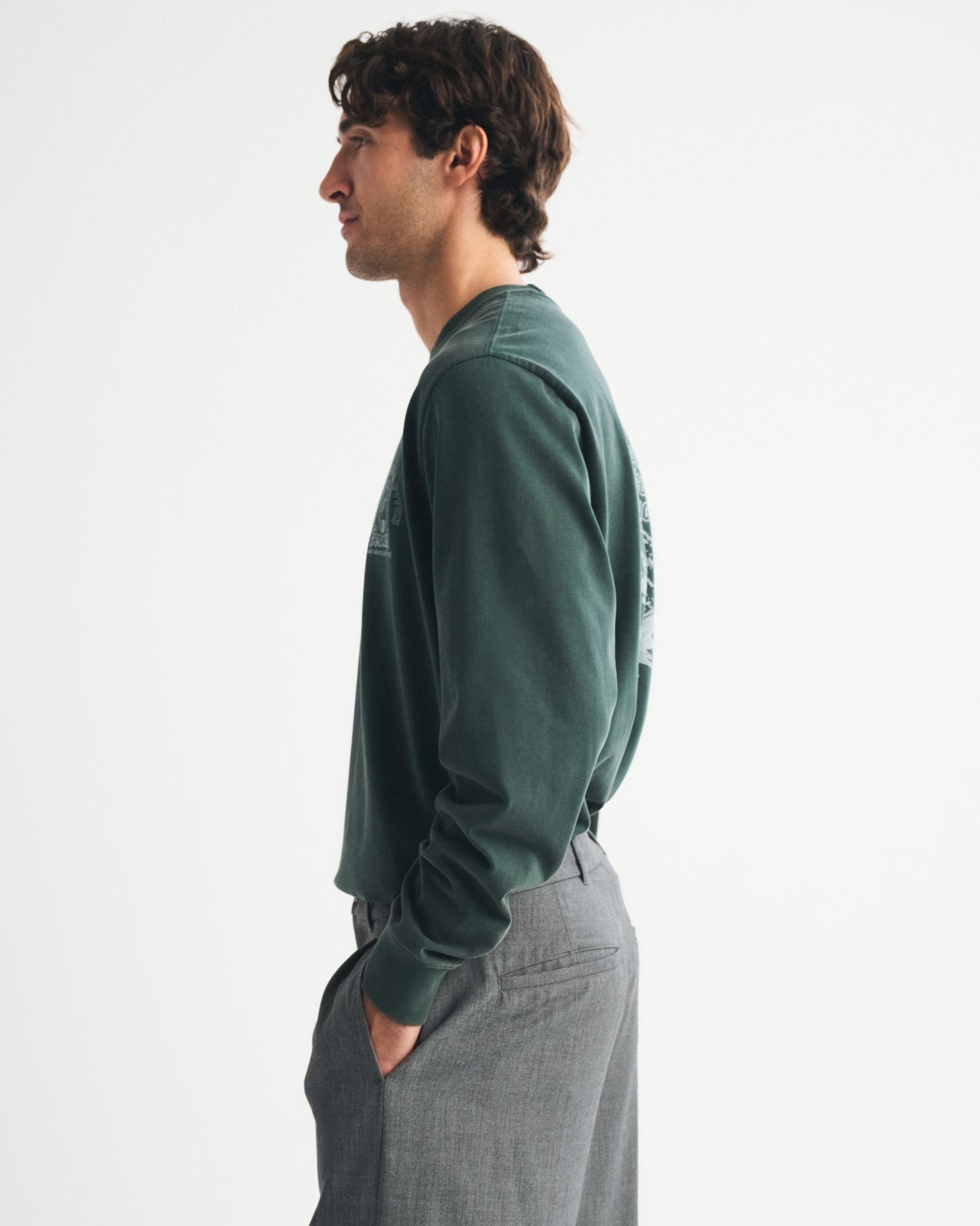 Long-Sleeve Graphic Logo Tee