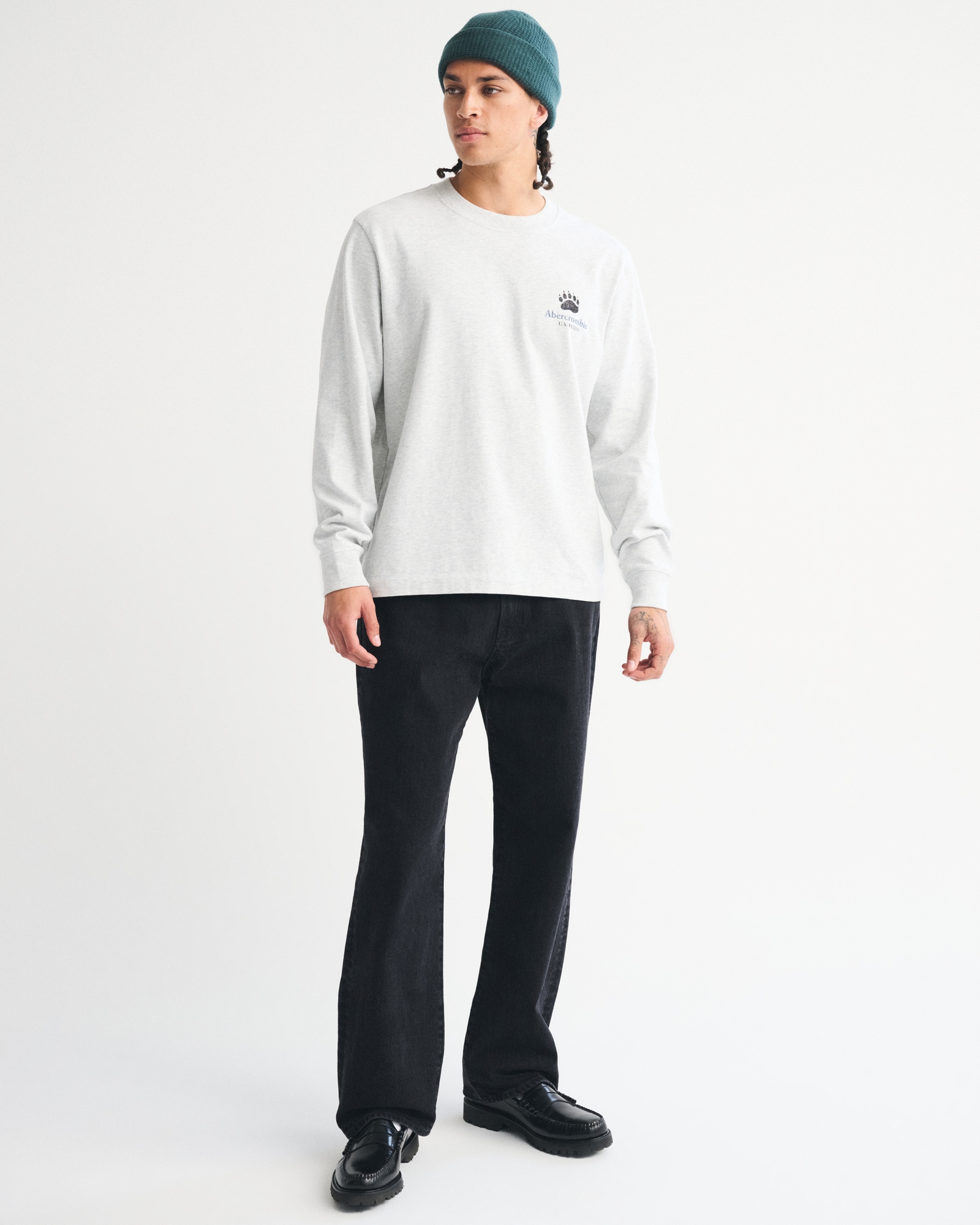 Long-Sleeve Graphic Logo Tee
