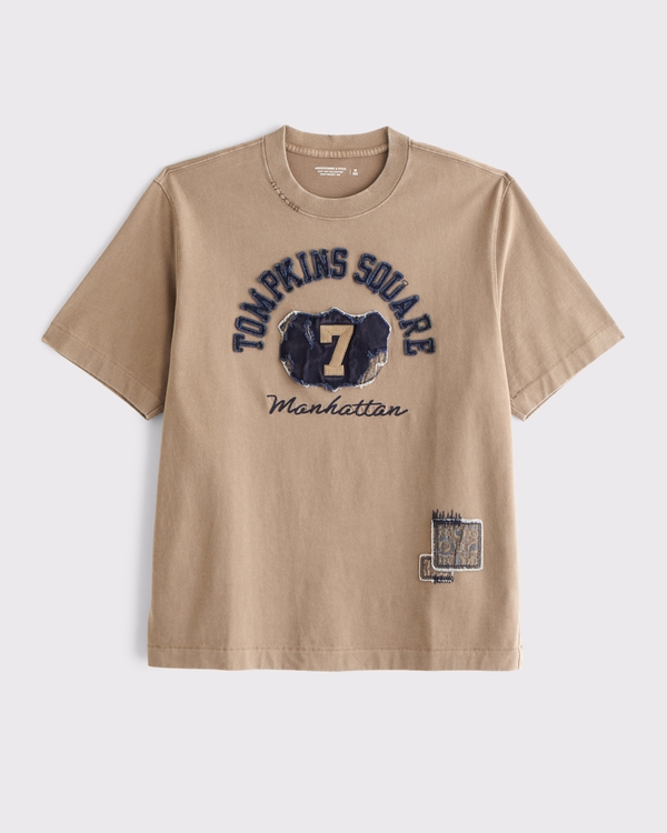 Premium Heavyweight 2.0 Graphic Tee, Umber view 1