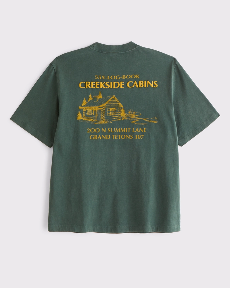 Camping Vintage-Inspired Graphic Tee
