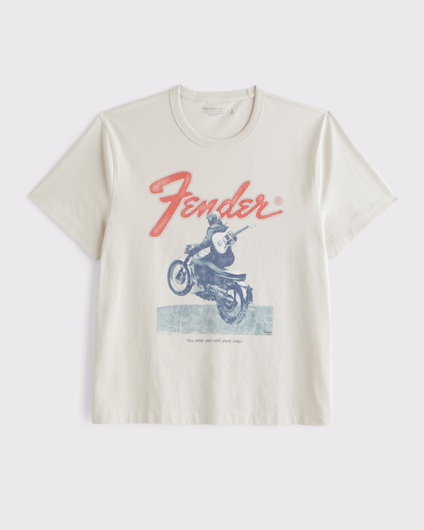 Fender Graphic Tee, Light Taupe view 1