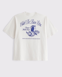 Premium dik 2.0 T-shirt met Malibu-print