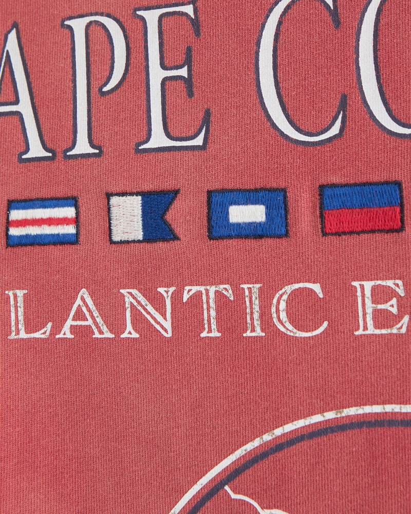 Sea Fade Long-Sleeve Premium Heavyweight 2.0 Cape Cod Graphic Tee