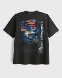 T-shirt graphique d’inspiration vintage Coupe du Monde de la FIFA