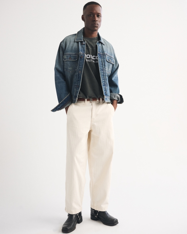 Premium Heavyweight 2.0 Bronco Graphic Tee, Black Wash view 2