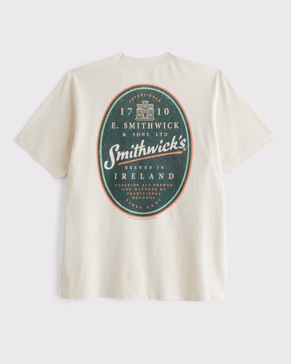 Smithwick's Vintage-Inspired Graphic Tee, Warm Beige view 1