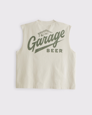 Premium Heavyweight Garage Beer Graphic Tank from Abercrombie & Fitch - $45