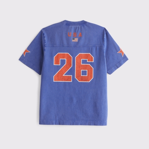 Мужские футболки Abercrombie & Fitch Premium Heavyweight 2.0 Team USA Graphic Tee