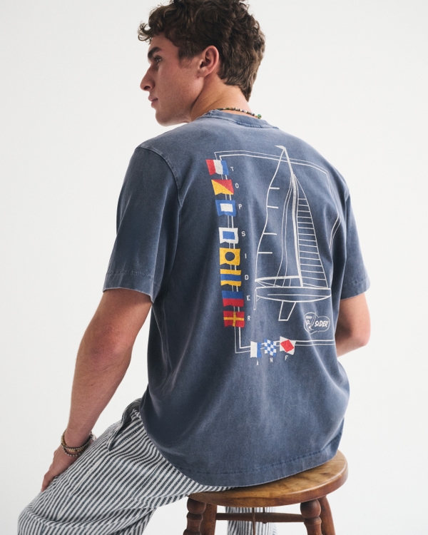 Sperry Premium Heavyweight 2.0 Tee, Sapphire view 1