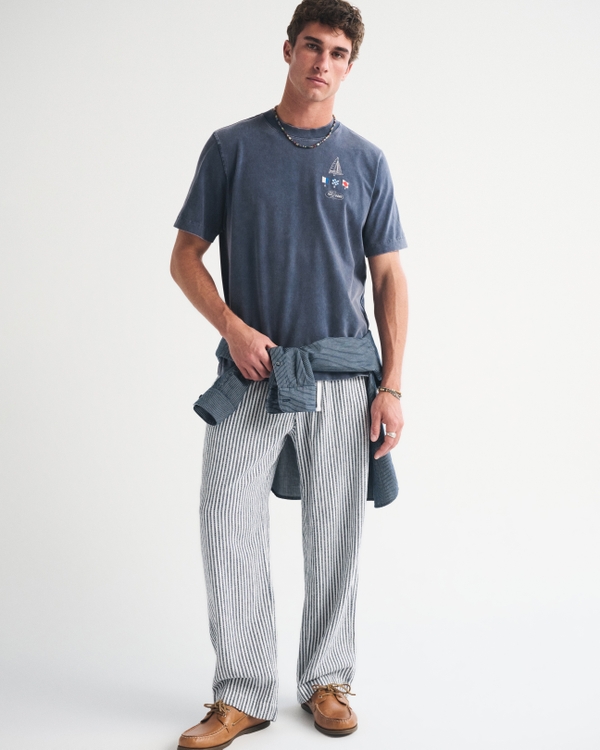 Sperry Premium Heavyweight 2.0 Tee, Sapphire view 2