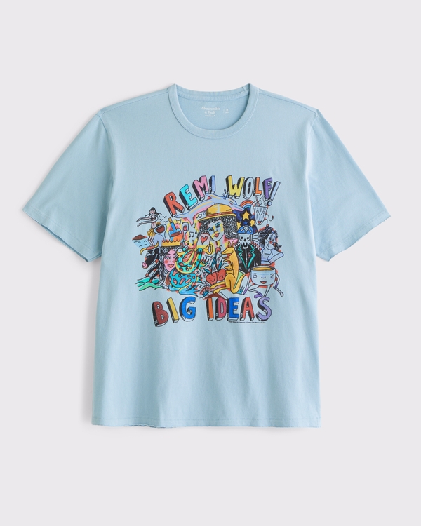 Pride Remi Wolf Graphic Tee, Light Blue view 1