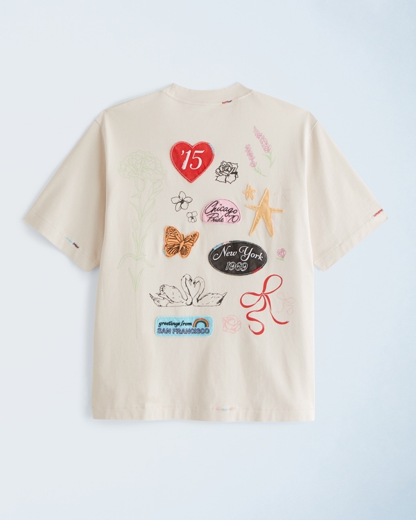 Pride Premium Heavyweight 2.0 Tee, Warm Beige view 1