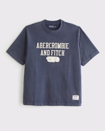 Logo Graphic Premium Heavyweight 2.0 Tee from Abercrombie & Fitch - $45