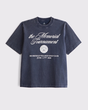 Memorial Tournament Graphic Premium Heavyweight 2.0 Tee from Abercrombie & Fitch - $55