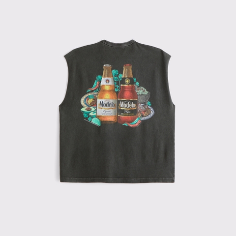 Мужские топы Abercrombie & Fitch Modelo Graphic Drop-Shoulder Tank