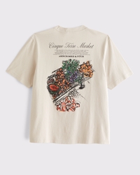 Cinque Terre Vintage-Inspired Graphic Logo Tee