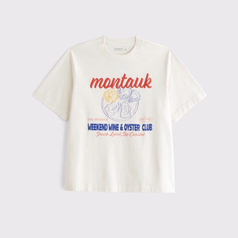 Мужские футболки Abercrombie & Fitch Premium Heavyweight 2.0 Graphic Tee