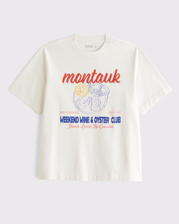 Premium Heavyweight 2.0 Graphic Tee, Cream view 1