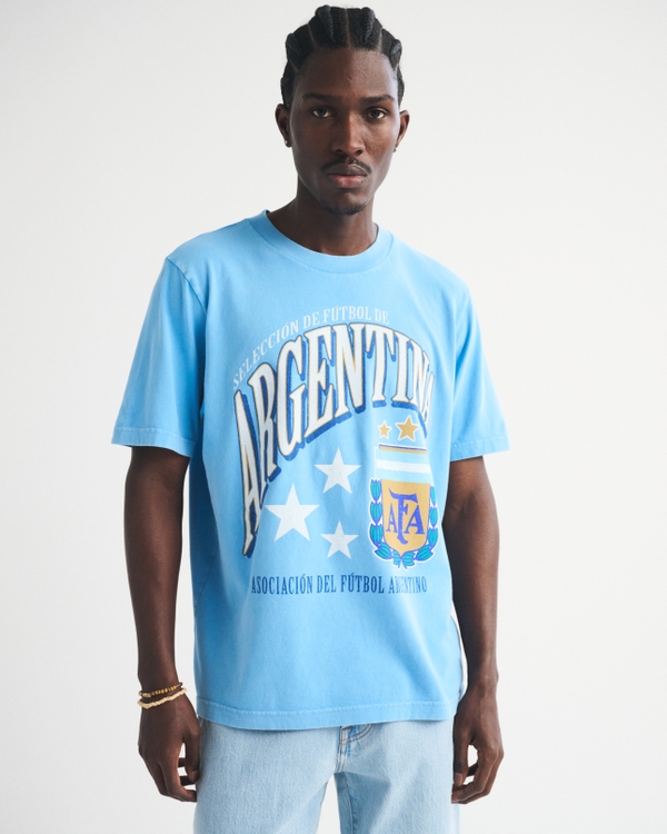 Men's Argentina Football Graphic Tee | Men's Tops | Abercrombie.com