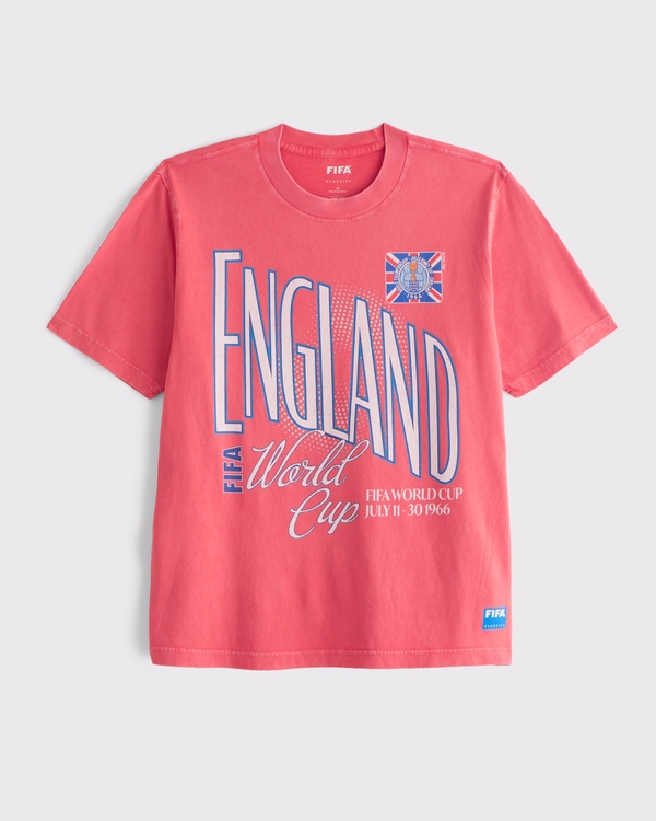 England Football Graphic Tee, Red view 1