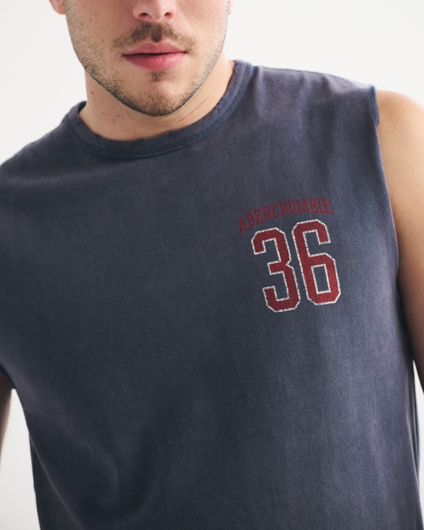 Premium Heavyweight Logo Tank