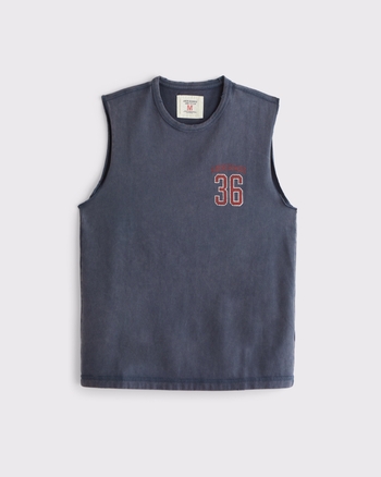 Premium Heavyweight Logo Tank from Abercrombie & Fitch - $35